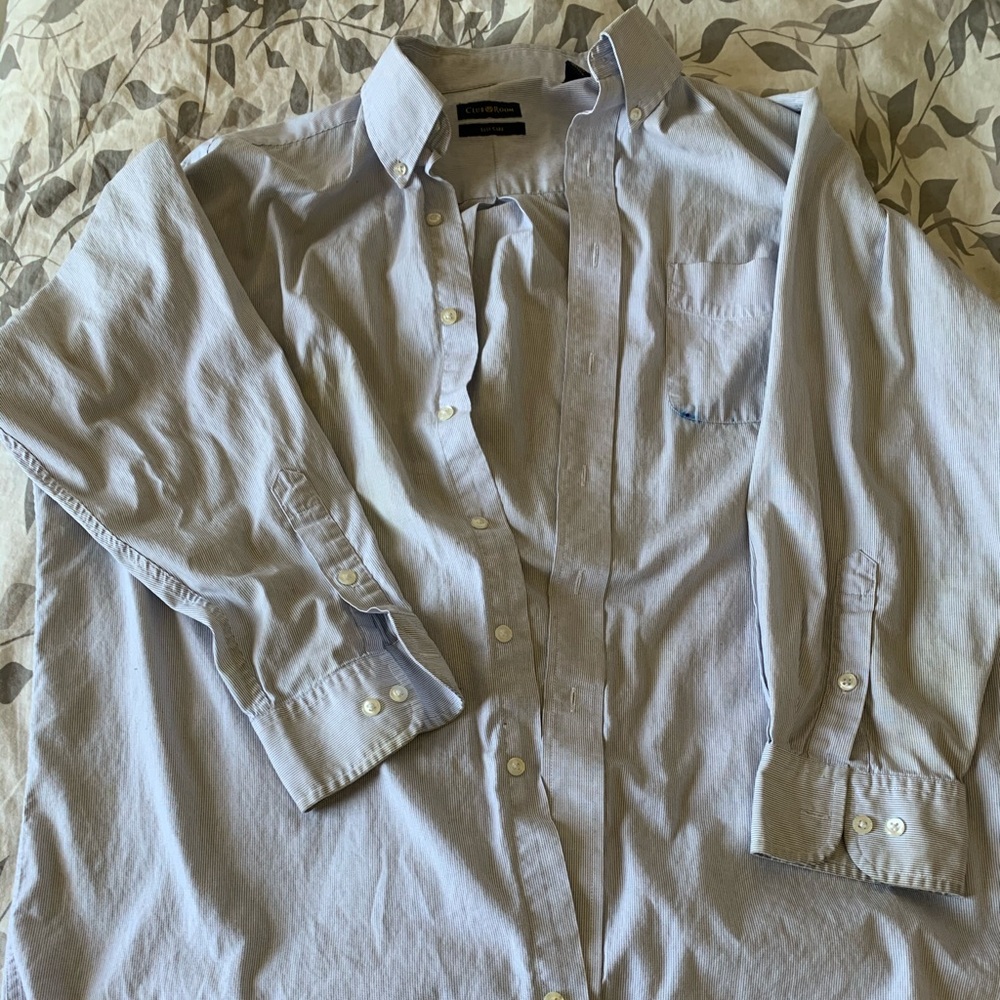 MENS BUTTON UP DRESS SHIRT